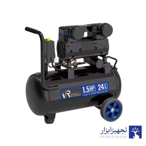 پمپ باد 24 لیتری سایلنت ویوارکس مدل VR2415-SS