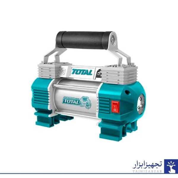 کمپرسور باد فندکی دو سیلندر توتال مدل TTAC2506